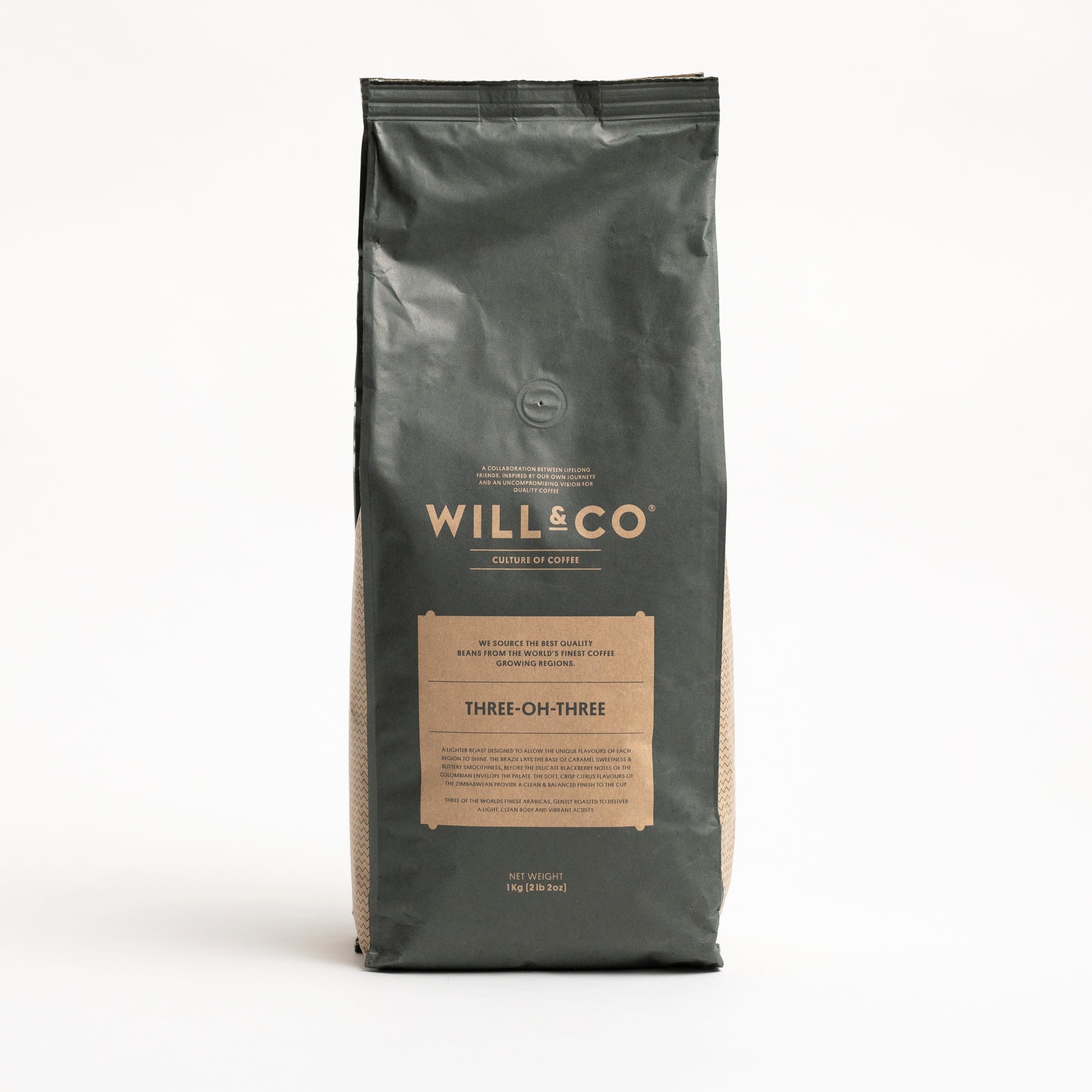 Three-Oh-Three 1kg Coffee Beans - Will & Co Coffee