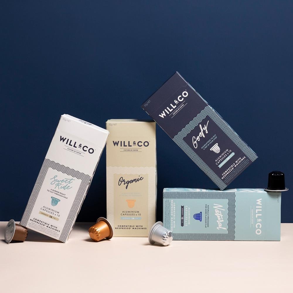 A selection of our Nespresso compatible specialty coffee pods you can buy online