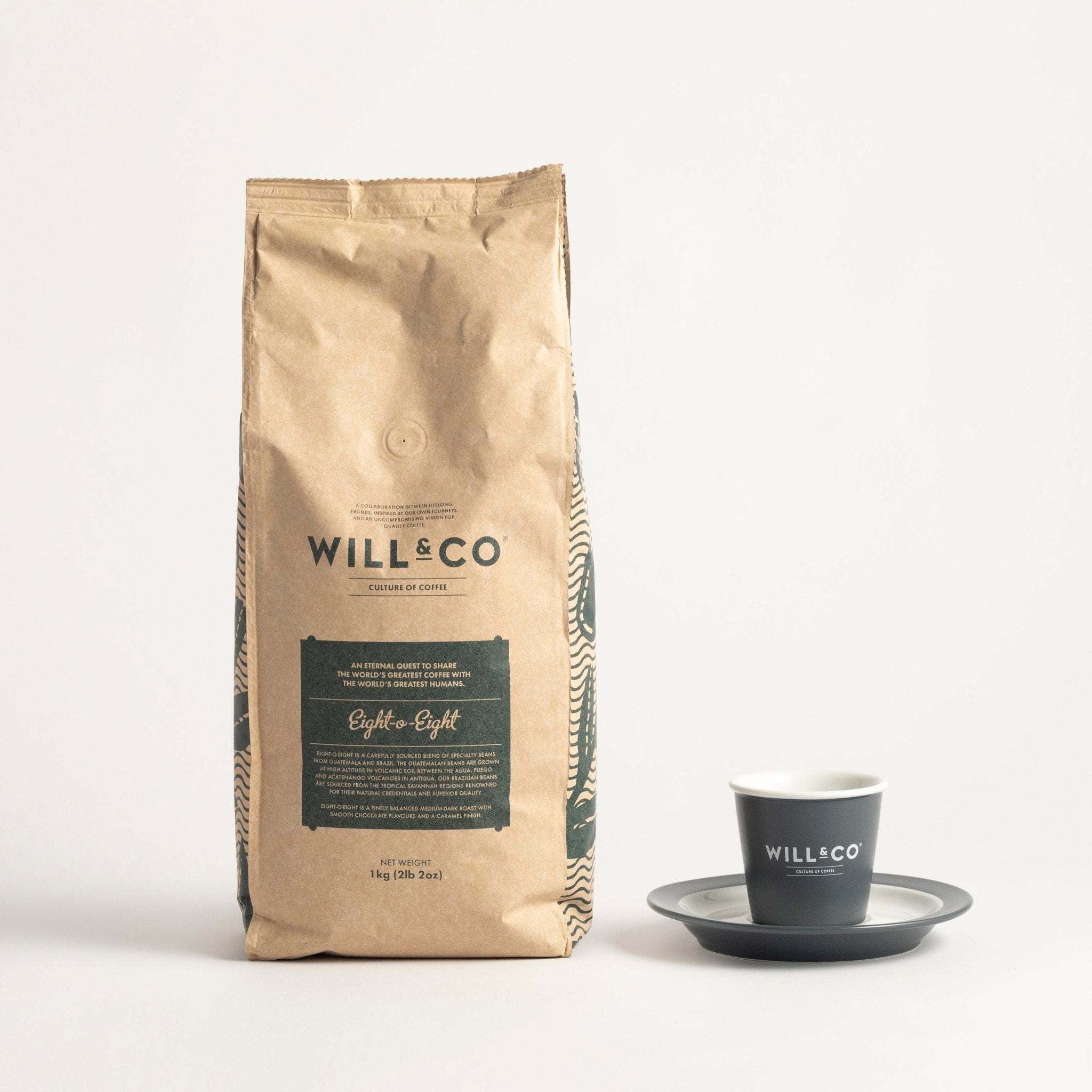 Coffee Beans & Piccolo Crockery - Will & Co Coffee