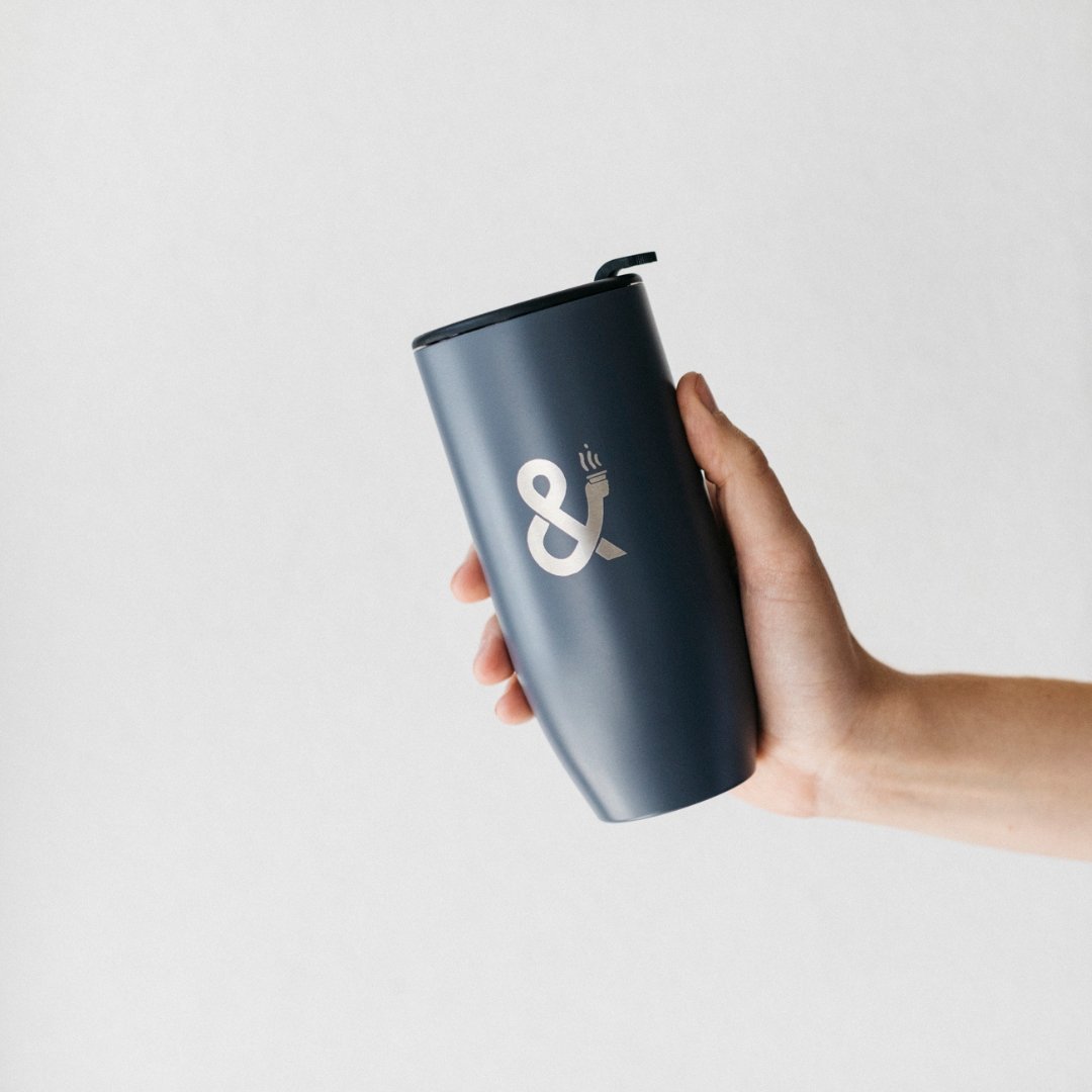 12oz Reusable Thermos Cup - Will & Co Coffee