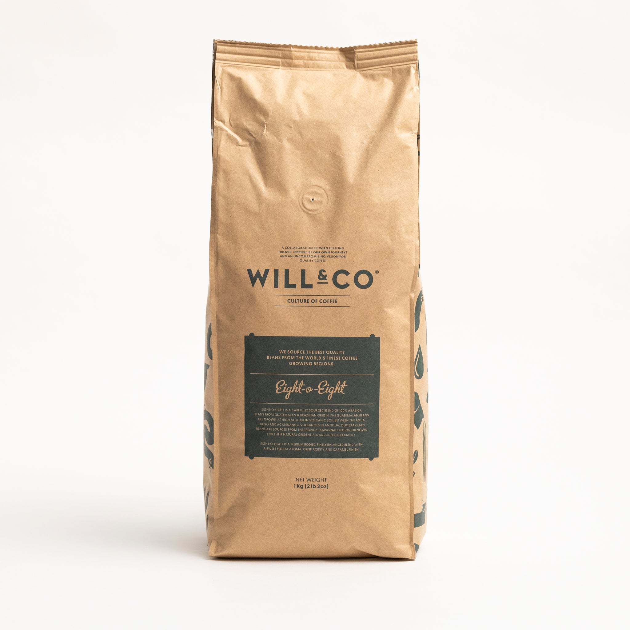 Eight-O-Eight 1kg Coffee Beans $56 ($70) + more 20% off Will & Co Coffee