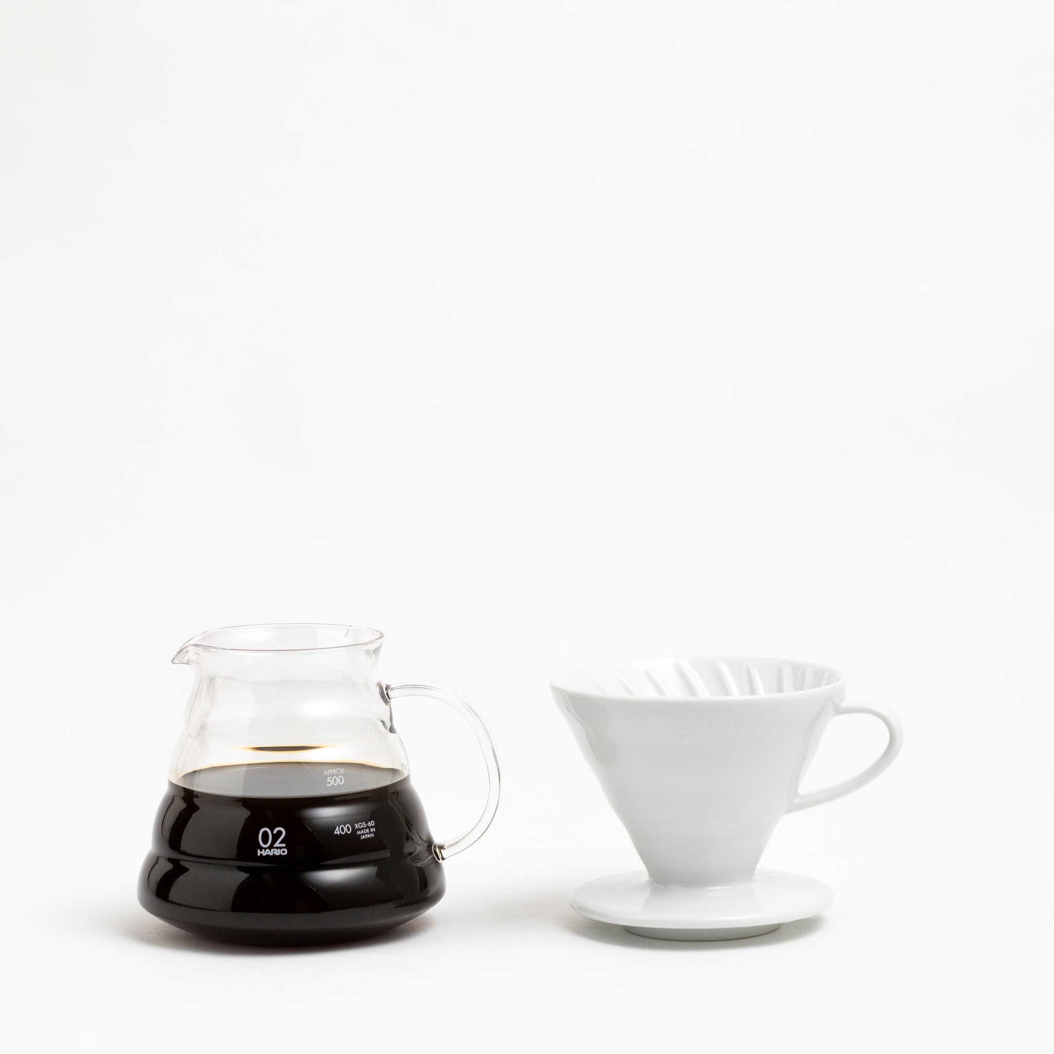 Hario V60 Glass Server (600ml) - Will & Co Coffee